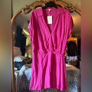 Gianni Bini Pink Wrap Dress
